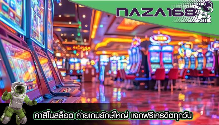 คาสิโนสล็อต ค่ายเกมยักษ์ใหญ่ แจกฟรีเครดิตทุกวัน